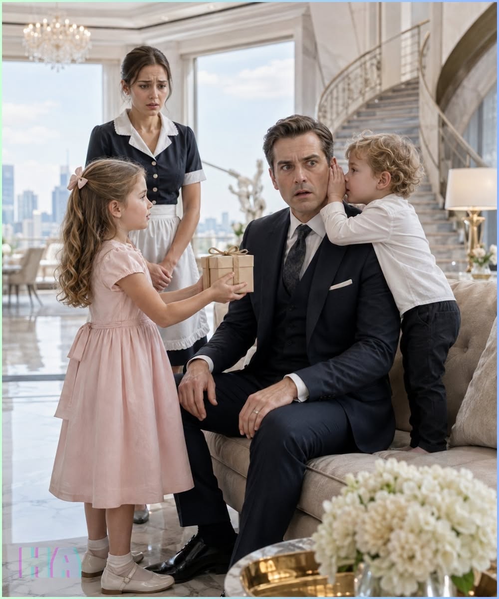 THE BILLIONAIRE MAFIA BOSS SMILED AT HIS DAUGHTER’S BIRTHDAY GIFT—UNTIL THE MAID’S THREE-YEAR-OLD WHISPERED SIX WORDS THAT EXPOSED THE TRAITOR LIVING INSIDE HIS HOME