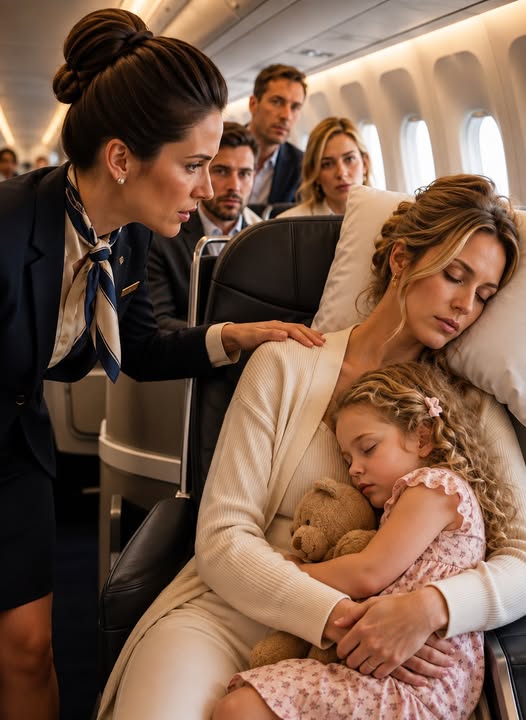 A SINGLE MOM WAS SLEEPING IN SEAT 8A—UNTIL THE CAPTAIN ASKED, “IS THERE A FIGHTER PILOT ON BOARD?”