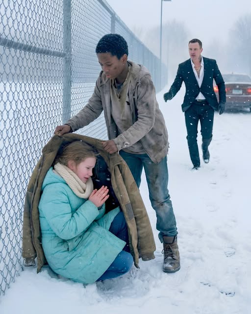 THE HOMELESS MAN GAVE HIS LAST COAT TO A FREEZING GIRL — WHAT THE MAFIA BOSS DID NEXT LEFT EVERYONE IN TEARS