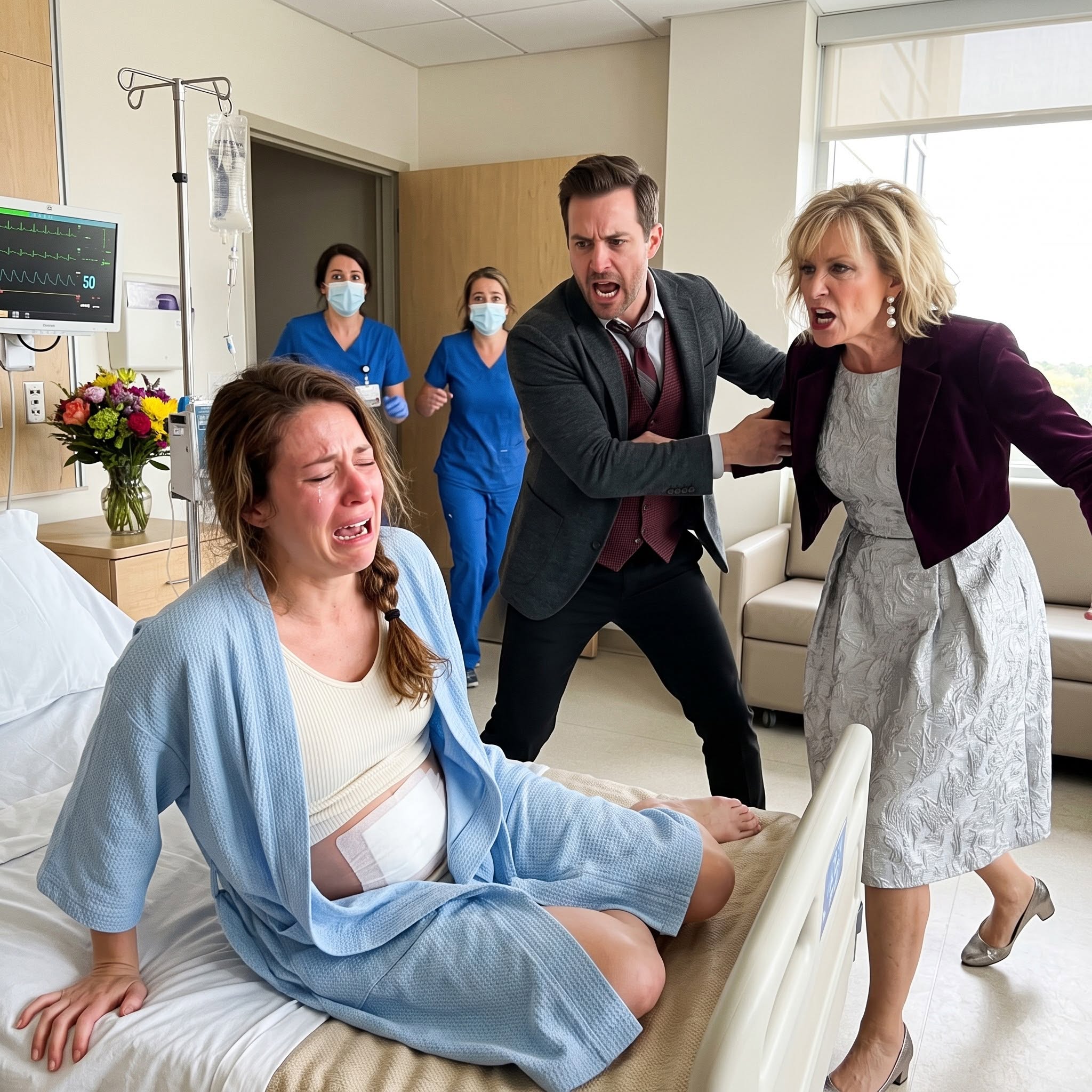 ON MY SISTER-IN-LAW’S WEDDING DAY, MY APPENDIX BURST—THEN MY MOTHER-IN-LAW HIT MY FRESH INCISION AND LOST BOTH HER CHILDREN