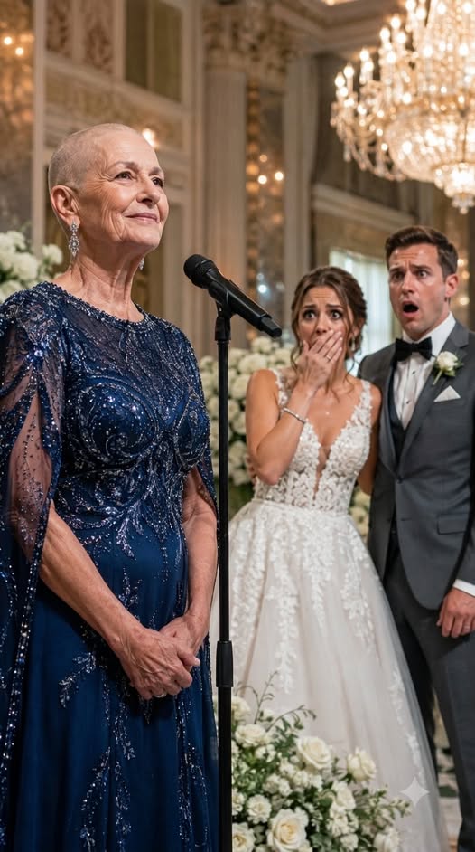 I woke up bald on my son’s wedding morning with a note from my future daughter-in-law telling me I finally looked like the ridiculous old woman I was—only hours before I was supposed to transfer $120 million to the bride and groom. I didn't cry or argue. But by the time the toast began, I walked toward the microphone to burn her perfect world to the ground.
