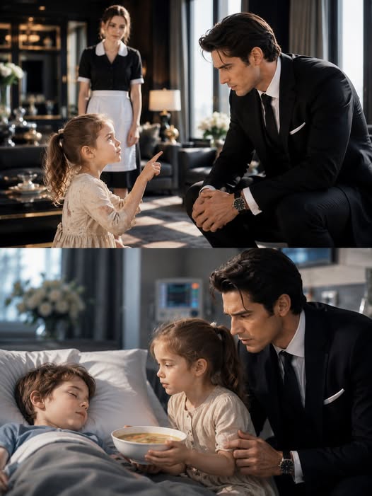 Give Me Food, And I’ll Heal Your Son!” Little Girl Promised. The Millionaire Froze Moments Later