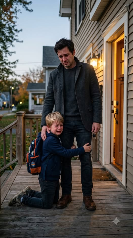 "Daddy, they hurt me when you’re gone," my son begged, pleading not to be left at Grandma’s. Suspicious, I pretended to drive away, parked down the street, and waited. Just twenty minutes later, I saw my father-in-law drag him into the garage. I sprinted over and kicked the door open, but what I saw my son doing made my knees give out entirely. My wife was standing in the corner, calmly filming. She just looked at me and said, "Honey, you’re not supposed to see this."