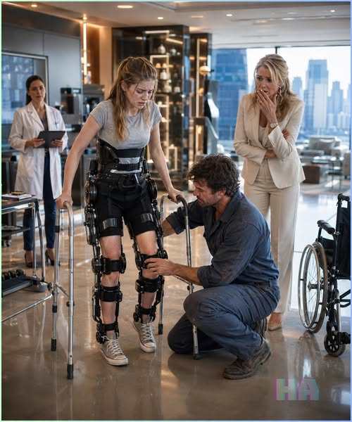 The Billionaire Mother Spent $400,000 to Make Her Daughter Walk Again, but a Broke Mechanic Heard One Click That Exposed What Her Money Had Been Hiding The first thing Boone Halloway noticed about the billionaire’s daughter was not the walker, the polished metal locked around her legs, or the black SUV that looked as if it had never touched a dusty road in its life.