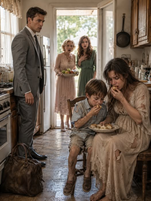 I CAME HOME FROM SAUDI ARABIA WITHOUT TELLING ANYONE AFTER 5 YEARS OF BACKBREAKING WORK—AND FOUND MY WIFE AND SON STARVING BEHIND THE MANSION I PAID FOR WHILE MY MOTHER AND SISTER PARTIED INSIDE