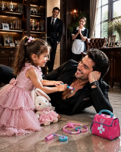 A four-year-old maid’s daughter used her last EpiPen to save the dying mafia boss everyone feared—after someone inside his own mansion poisoned his wine. But as I knelt beside him, one hidden camera was about to expose the traitor who had watched him collapse. The wineglass shattered before I reached the study.