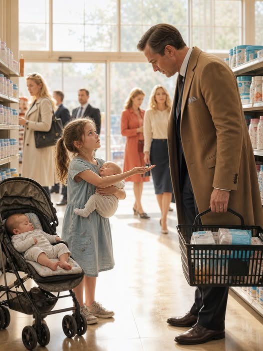 A Six-Year-Old Girl Carried Her Infant Brother Into a Grocery Store and Promised to Repay Anyone Who Bought His Formula—The Wealthy Stranger Who Stopped to Help Never Imagined That Months Later, One Anonymous Report Would Put Everything They Had Become to Each Other at Risk The Girl in the Grocery Aisle
