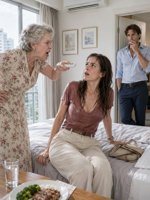 I came home late from work, turned on the air conditioner for just ten minutes, and my mother in law flipped the breaker, shouting, “We don't waste electricity on lazy women in this house.” My husband stood there without saying a word. I didn't argue. I packed my suitcase, called my lawyer, and a hidden property deed changed everything.