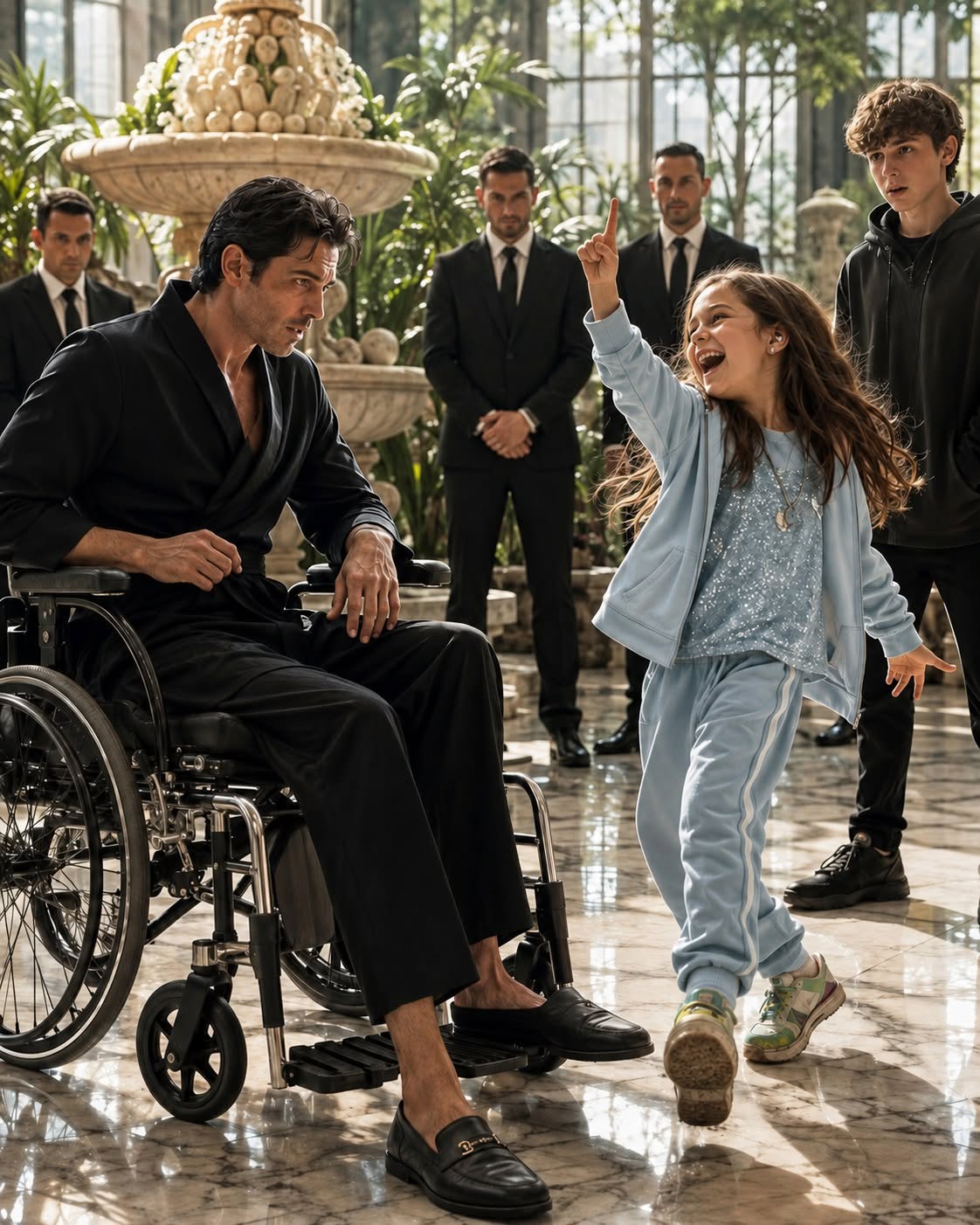 Ninety-nine doctors had told me I would never walk again, and after eight years in a wheelchair, I believed them. Then my maid’s little girl broke into the one room everyone was forbidden to enter, laughed in the face of the most feared man in the city—and somehow made my dead foot move.