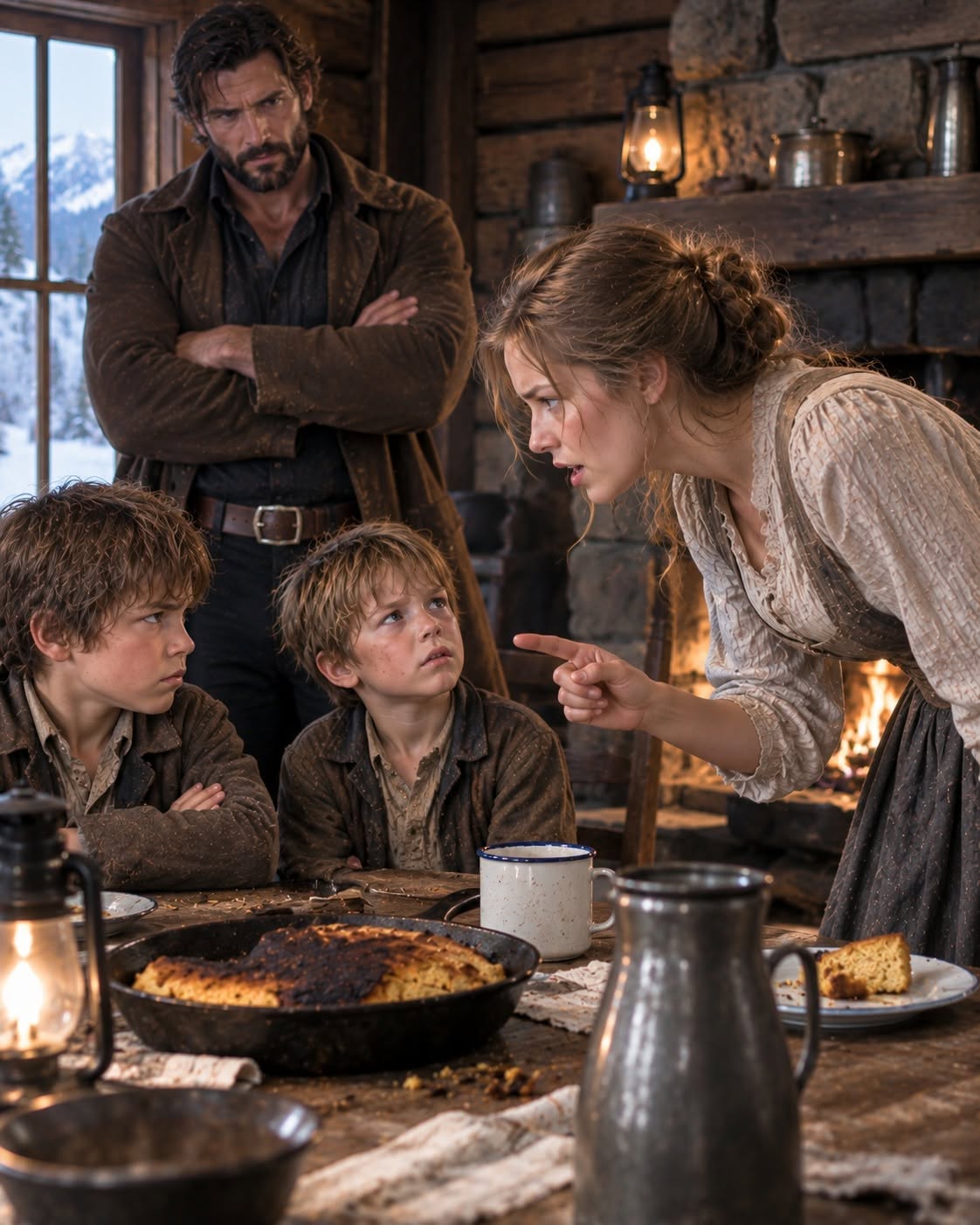 THE POOR TEACHER MARRIED A RICH MOUNTAIN MAN FOR SHELTER—THREE WEEKS LATER, HIS SON’S BLOOD WAS SPREADING ACROSS THE SNOW