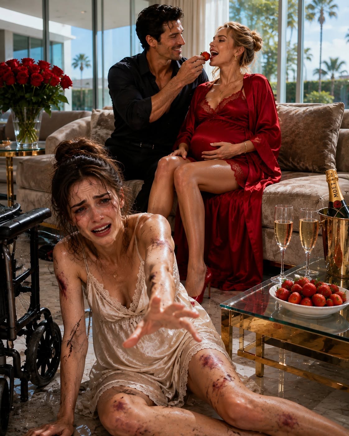 “YOU WERE SUPPOSED TO STAY IN REHAB UNTIL THURSDAY.”  Those were the first words Lucas Vane said when his injured wife came home three days early.