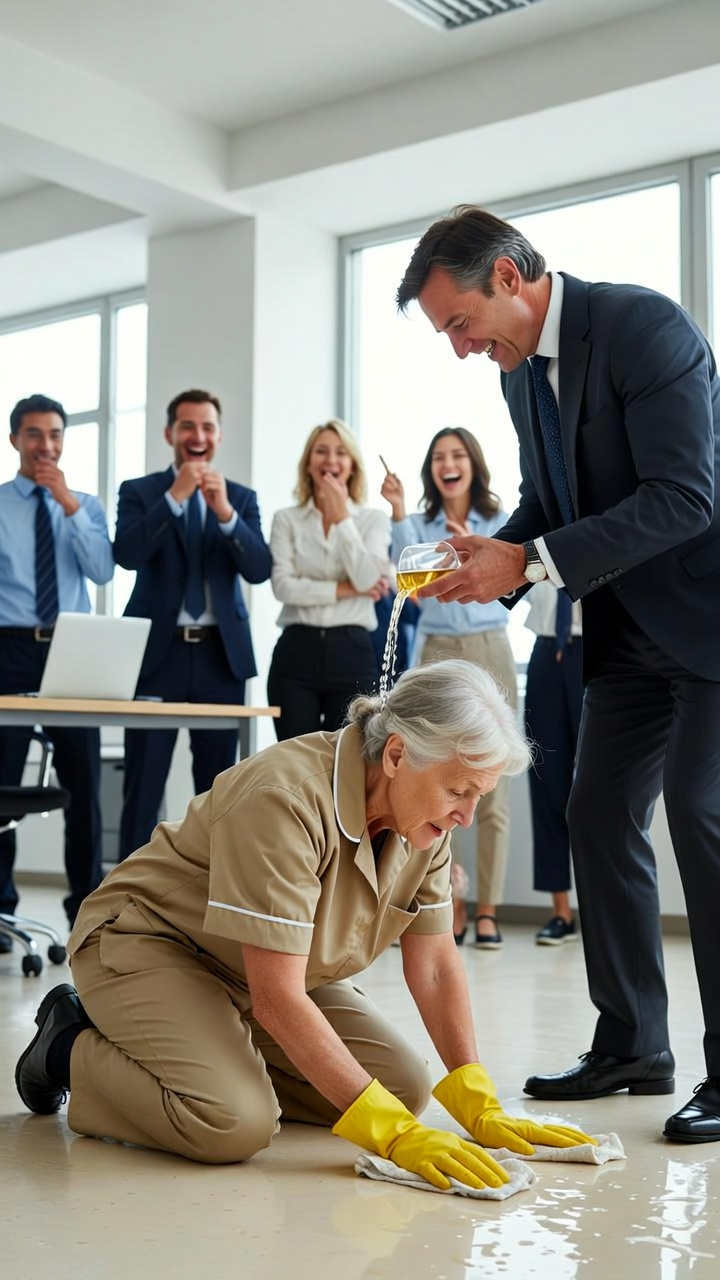 They Humiliated the Cleaning Lady in Front of Everyone… Hours Later, the CEO Exposed the Truth
