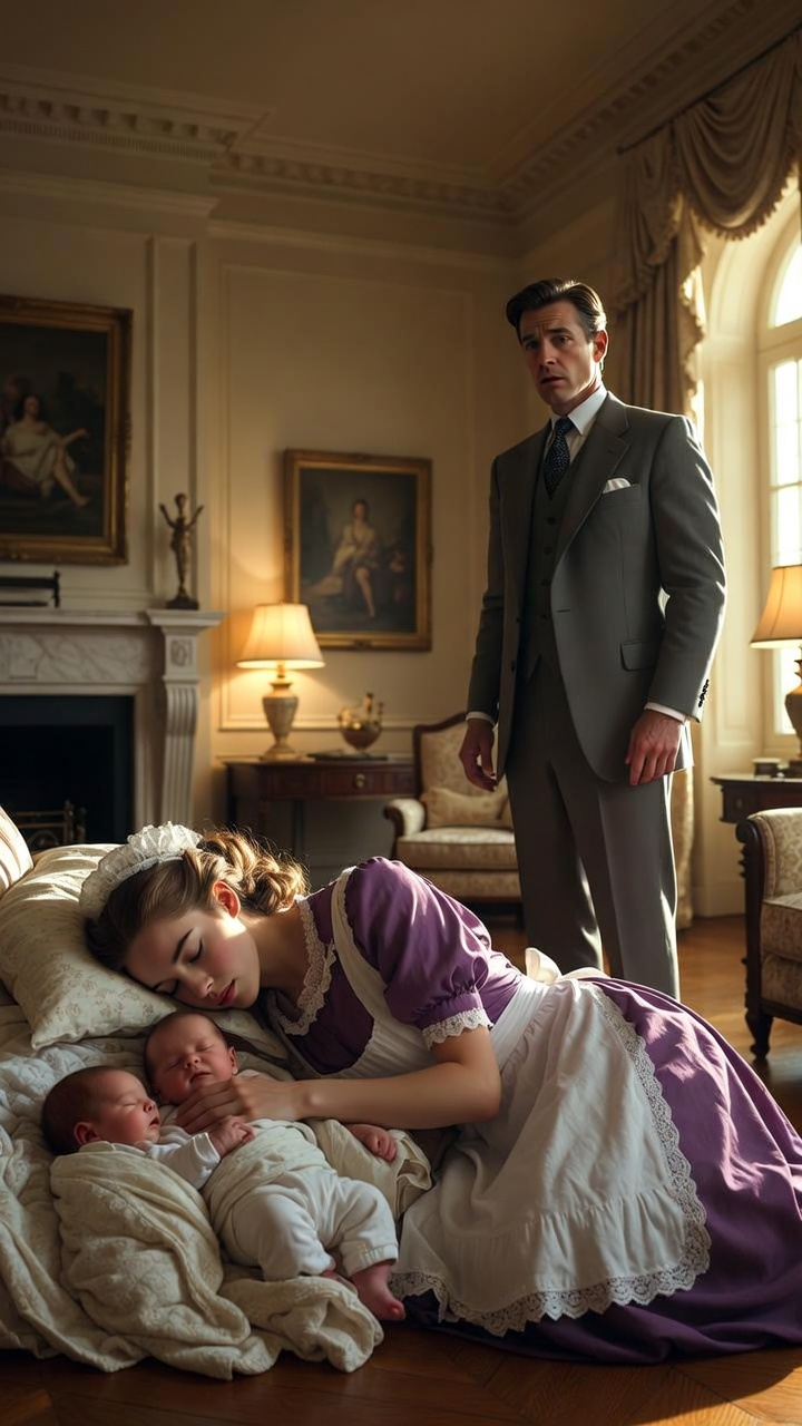 He Found His Maid Sleeping on the Floor with His Babies… What He Saw Next Broke Him