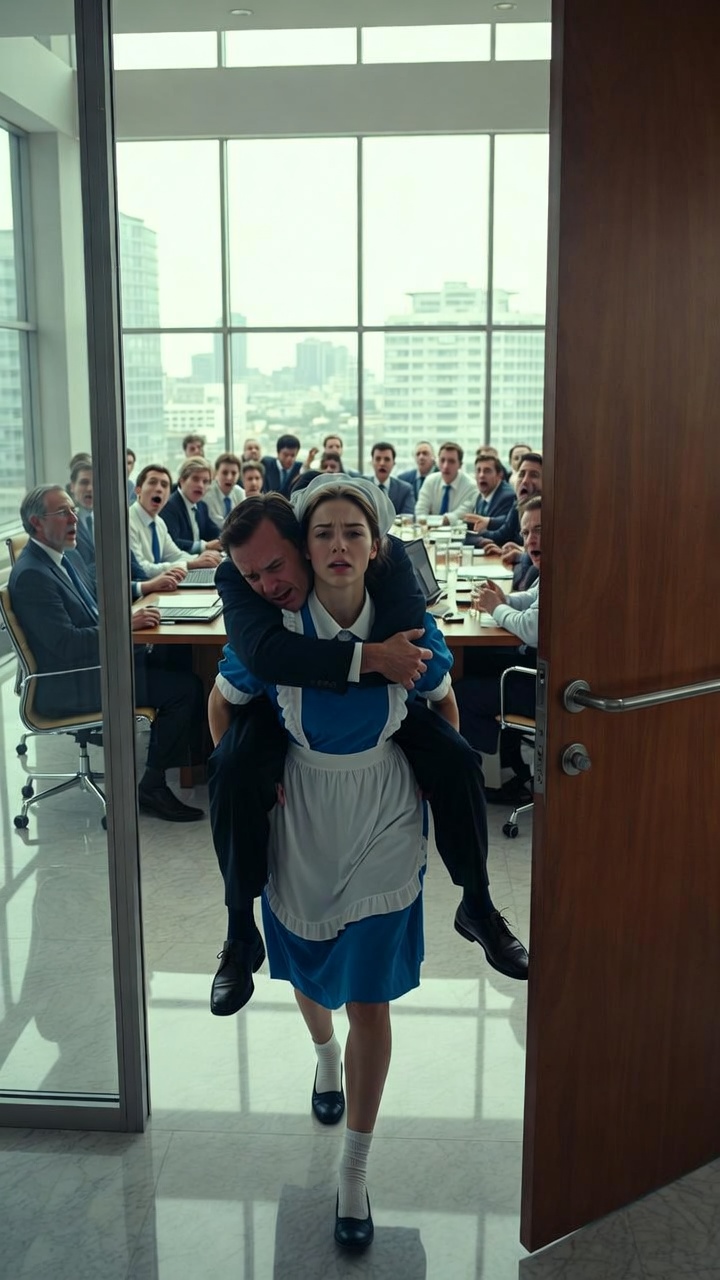 “The Cleaning Lady Carried the Billionaire Up 3 Floors… What Happened When the Door Opened Changed Everything”
