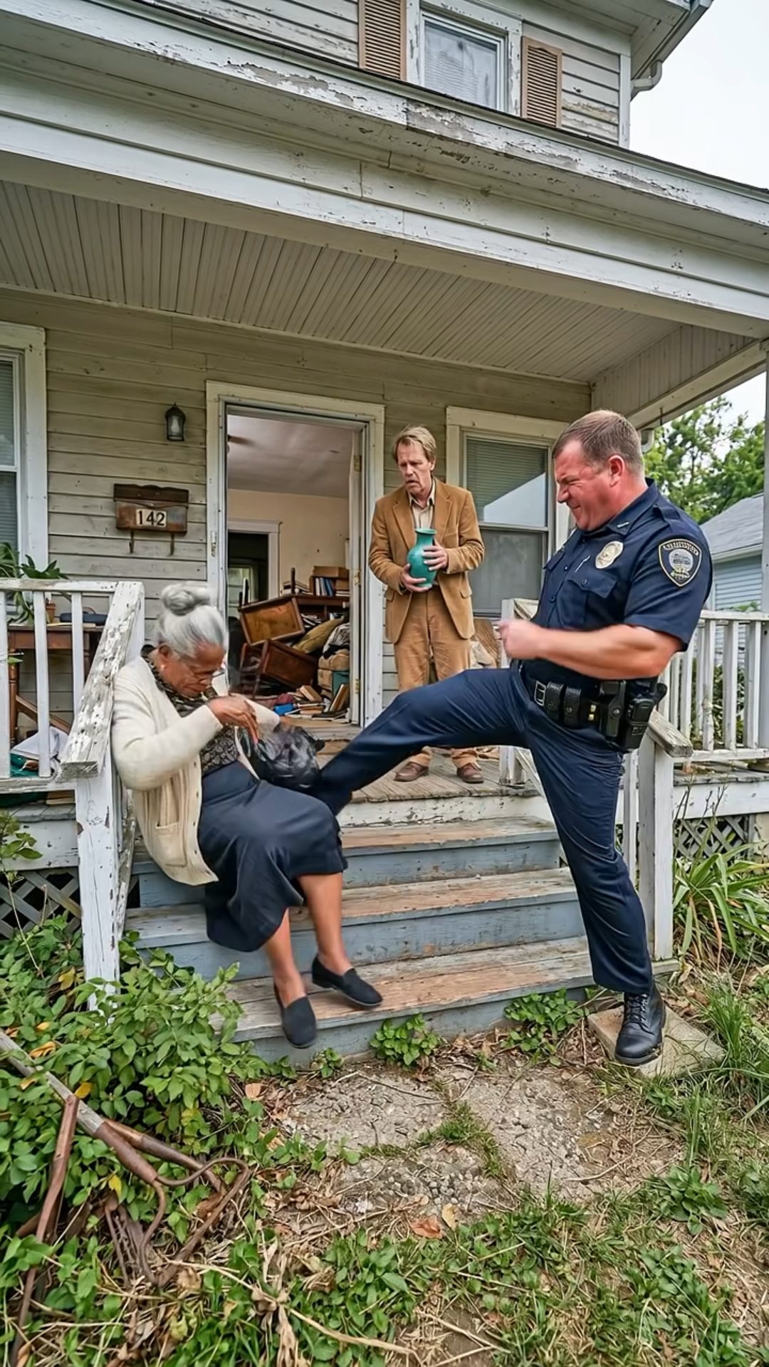 They showed up at my door with a court order to throw me out of my own home—except I used to teach law at Columbia. One glance, and I knew it was fake. When the officer cuffed me anyway, I realized… this wasn’t eviction. It was a setup
