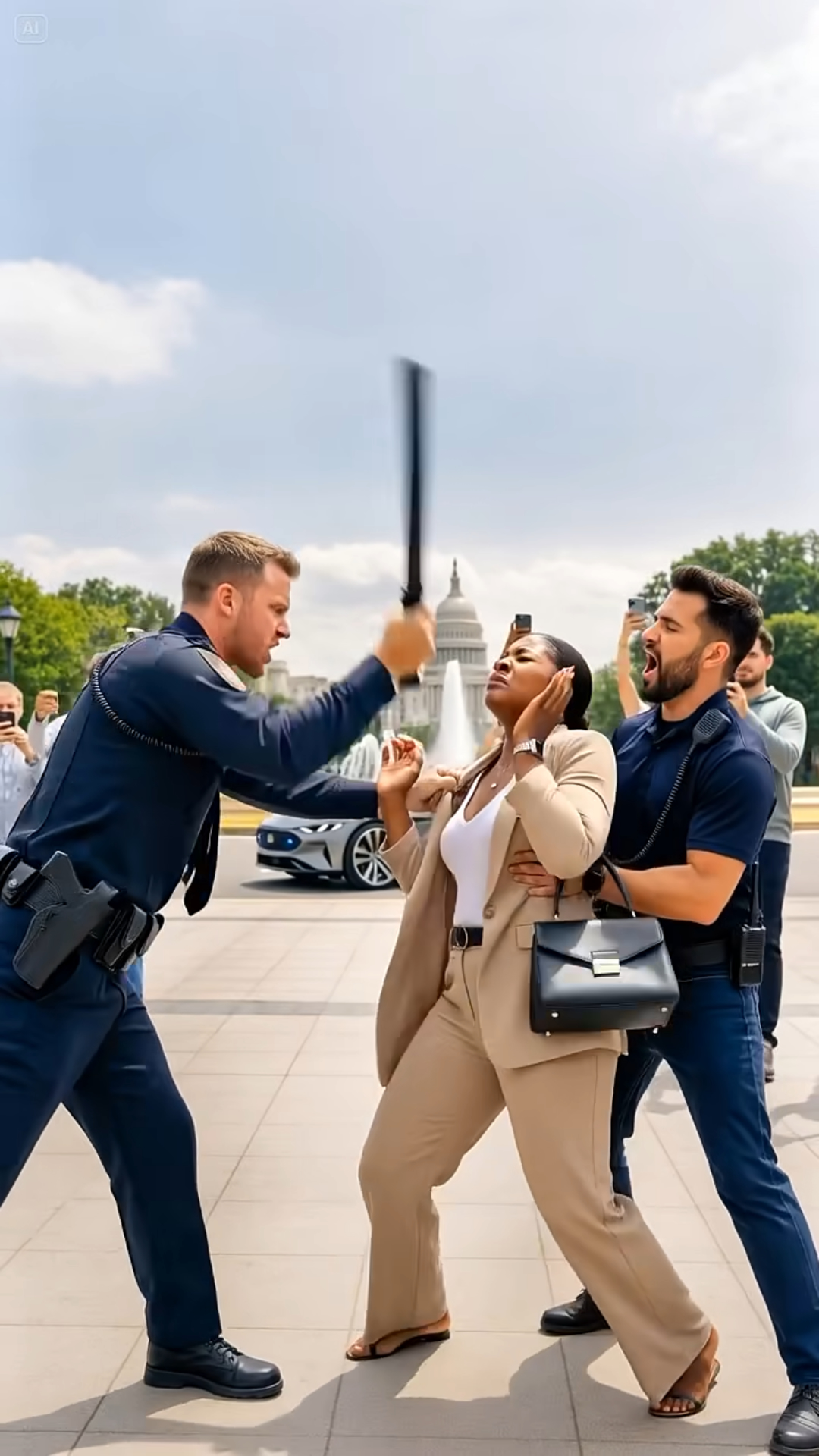 The Day a Rookie Cop Forced Me to My Knees at the Capitol… He Had No Idea I Was the Attorney General’s Daughter