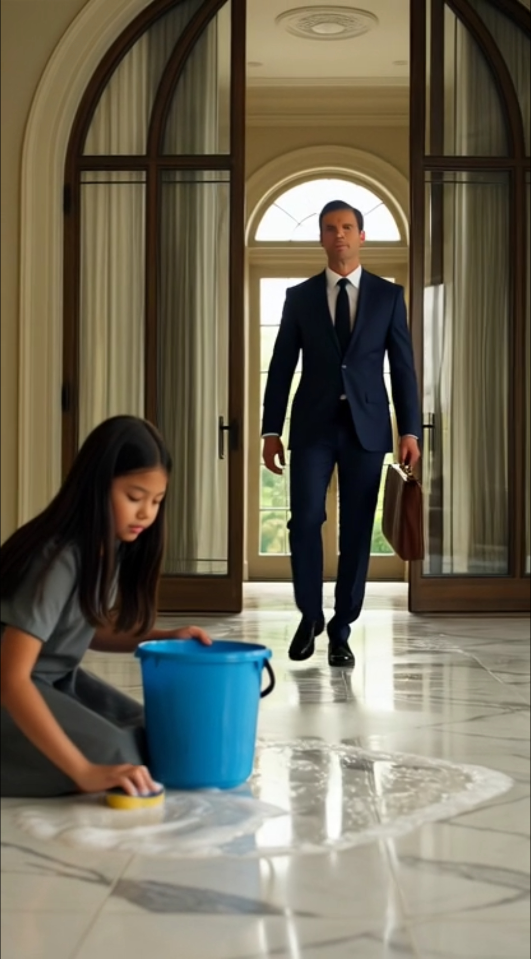 He Canceled the Wedding After Finding a Child Scrubbing His Floor… Then One Word Changed Everything