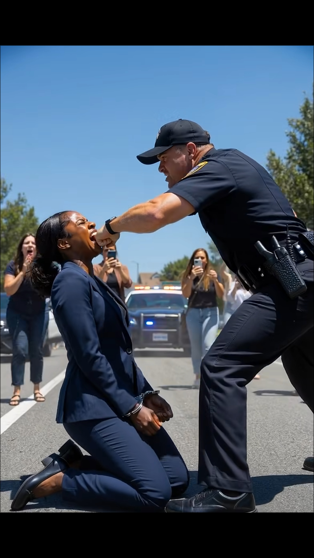 A Traffic Stop Turned Into a Nightmare—She Was Forced to Kneel on the Highway… Until One Phone Call Changed Everything
