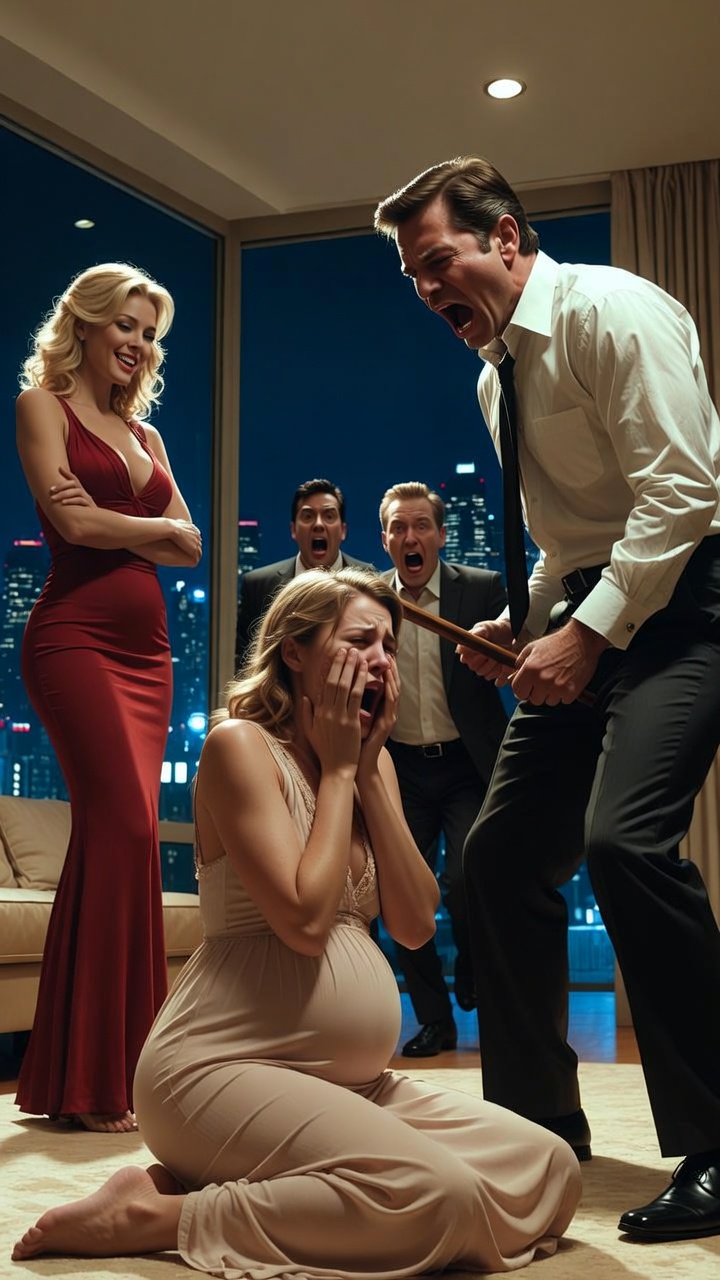 HE BEAT HIS PREGNANT WIFE THINKING SHE WAS ALONE… HE DIDN’T KNOW HER THREE BILLIONAIRE BROTHERS WERE ALREADY ON THEIR WAY
