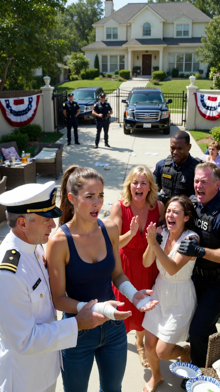 She Mocked My Burned Hands at a Family BBQ—Then Federal Agents Walked In and Read Her Name Off the Warrant