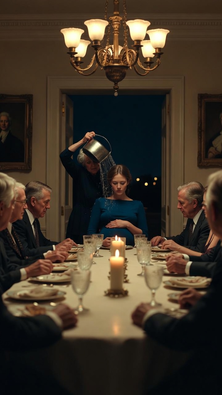 She Dumped Ice Water on My Pregnant Belly at Dinner—Seconds Later, I Ended Their Entire Empire in Front of Everyone