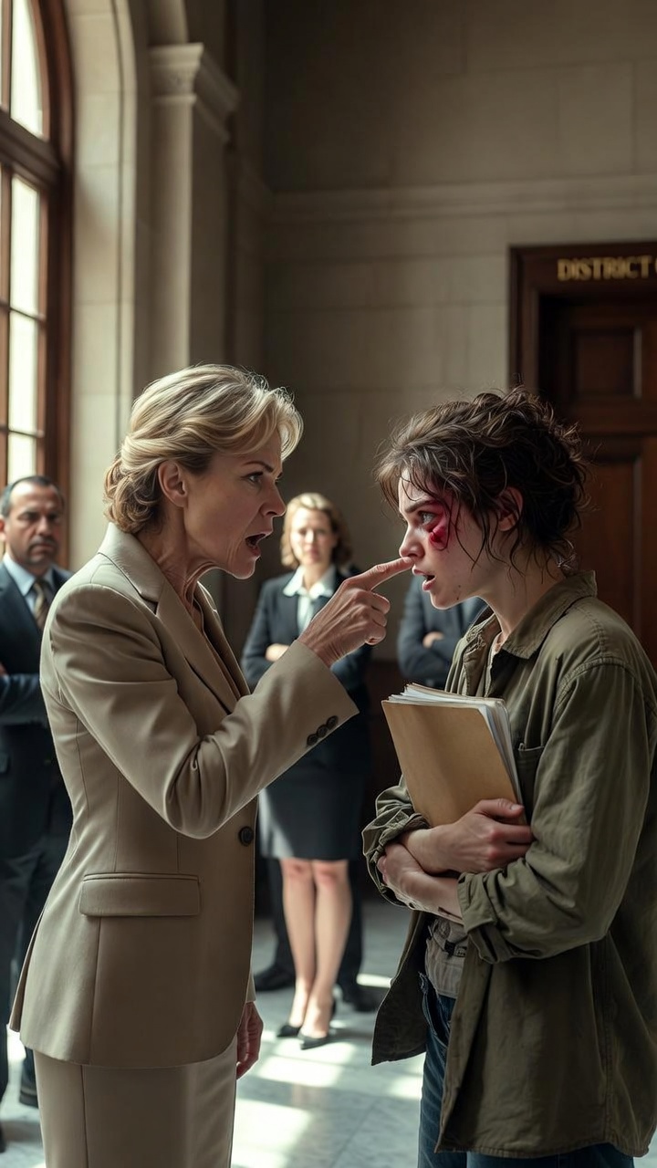 She Slapped Me in Court and Called Me Powerless—Seconds Later, the Judge Said My Name… and Her World Collapsed