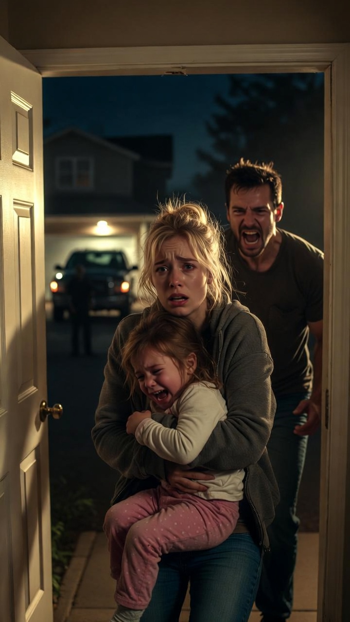 At Midnight, My Stepdaughter Whispered ‘Run Before Dad Wakes Up’—When I Opened the Door, I Realized We Were Never Meant to Leave Alive