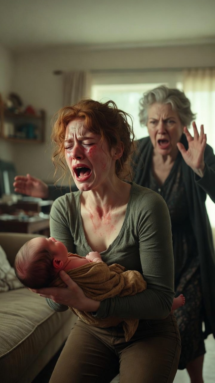 My Mother-in-Law Slapped Me While I Held My Baby—Seconds Later, She Hit the Floor… And What the Doctors Found Changed Everything