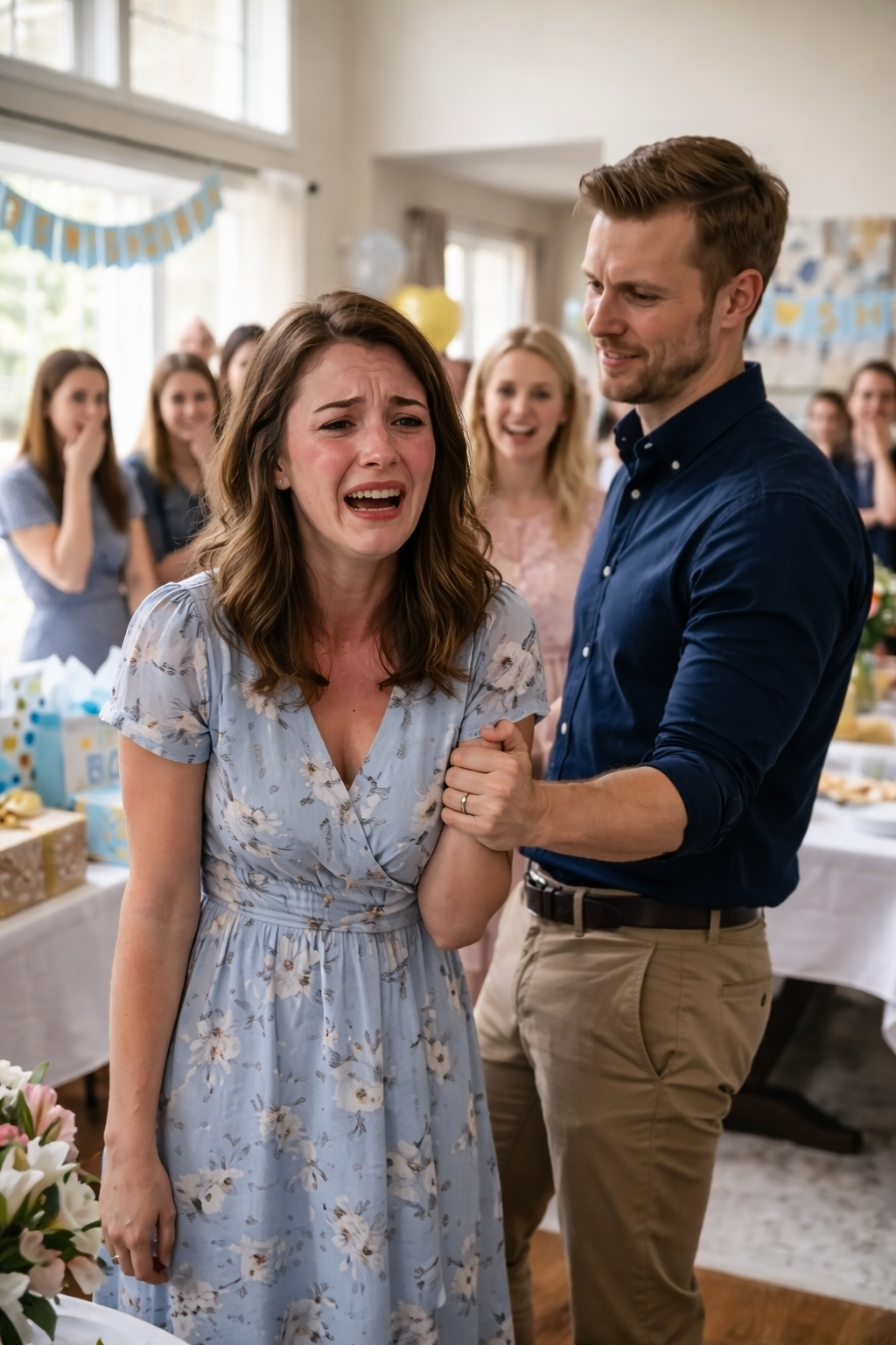 He Humiliated Me at a Baby Shower—A Week Later, He Begged Me to Talk… But It Was Already Over