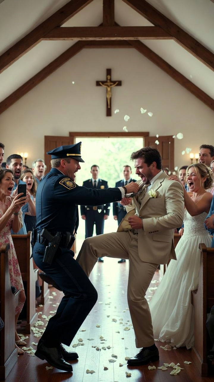 Groom Handcuffed Mid-Wedding… Until the Bride Uncovered a Hidden Conspiracy