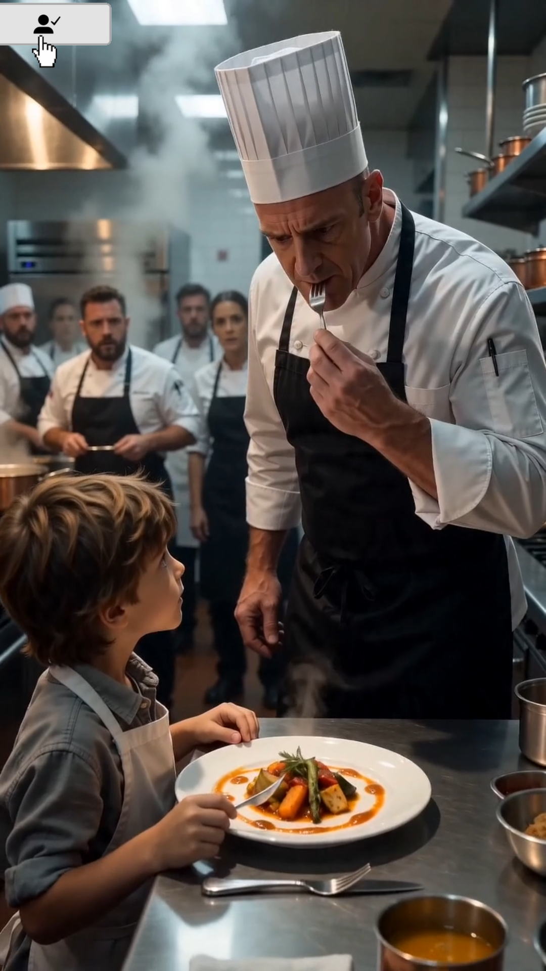 The Chef Shouted at the Child in His Kitchen… Until the Boy’s Dish Brought Back a Memory He Buried