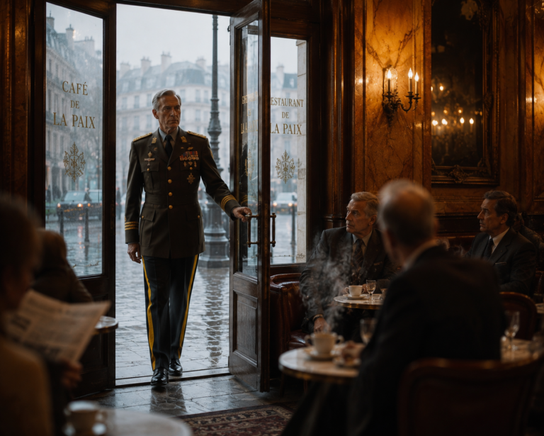 General Marcus Webb had not been inside a café in eleven years. - Wanderlust