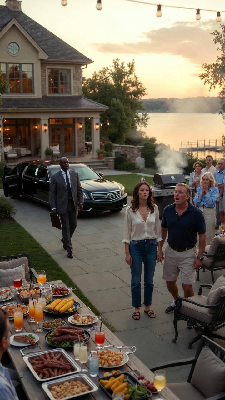 My Family Humiliated Me at a Backyard BBQ for Being “Poor” — Then a Limousine Arrived and Revealed I Owned the Estate They Were Standing On
