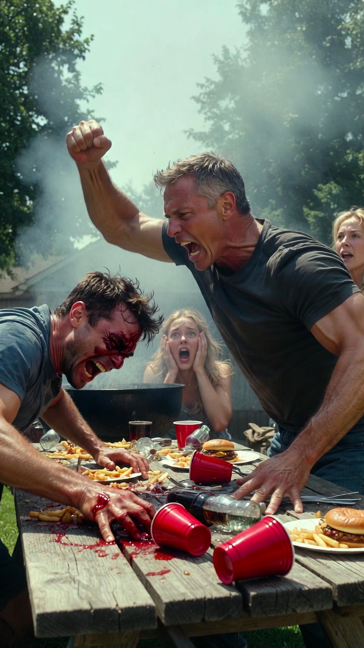 My Father Smashed My Face Into The BBQ Table For Interrupting My Sister — Two Weeks Later, I Took Back The House Beneath His Feet