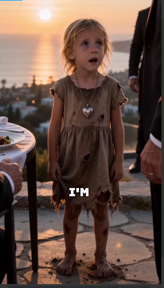 A Barefoot Little Girl Asked to Eat at a Billionaire’s Table—Then One Necklace Exposed a Seven-Year Family Betrayal