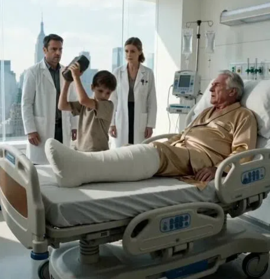 🎬 A Poor Boy Smashed a Billionaire’s Leg Cast in Front of Two Doctors… and What Fell Out Left the Entire Hospital Room Frozen