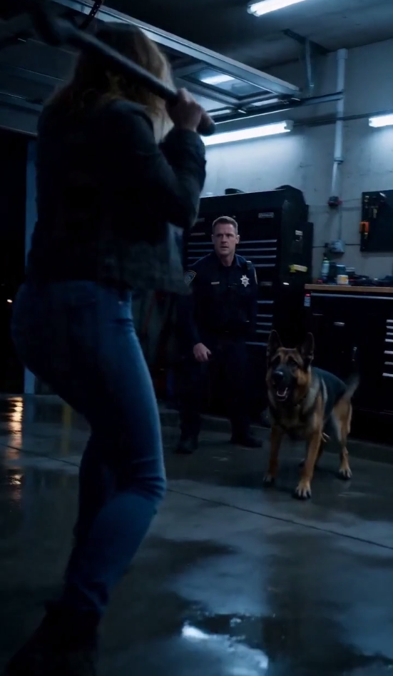 A Police Sergeant And Mountain Cur K9 Delta Found A Missing 6-Year-Old Boy Hidden Inside A Locked Tool Cabinet In The Basement Workshop—Then His Stepmother Cut The Lights And Raised A Heavy Tire Iron.