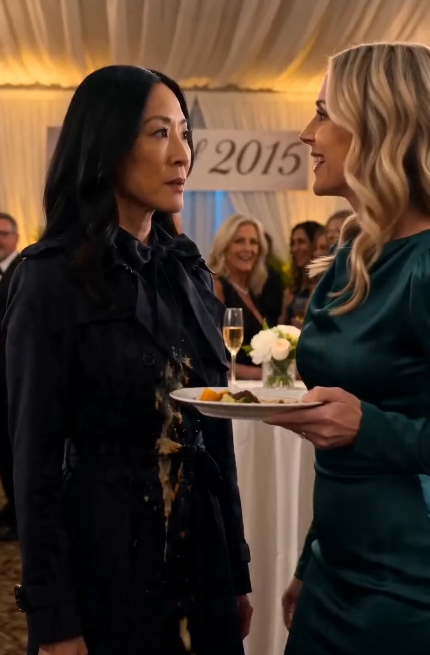 MY HIGH SCHOOL BULLY THREW BBQ SAUCE ON MY CASHMERE COAT… THEN HER HUSBAND SAW MY BUSINESS CARD AND WENT PALE