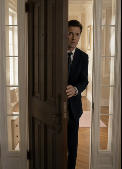 HE OPENED THE BEDROOM DOOR… AND SAW HIS DAUGHTER KNEELING ON THE FLOOR