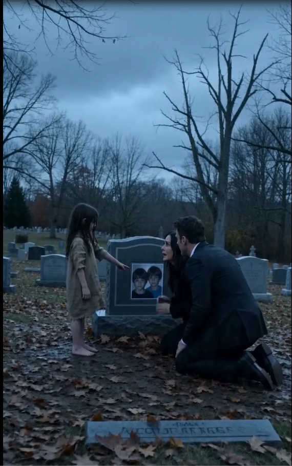 The Little Girl Pointed at Their Sons’ Graves and Whispered, “They’re Waiting at the Orphanage”