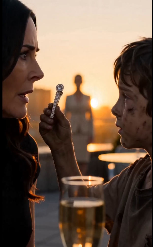 The Barefoot Boy Touched My Hair in a Luxury Café — Then He Showed Me the Hair Clip From My Dead Sister and Whispered: “Mom Said You’d Recognize It”