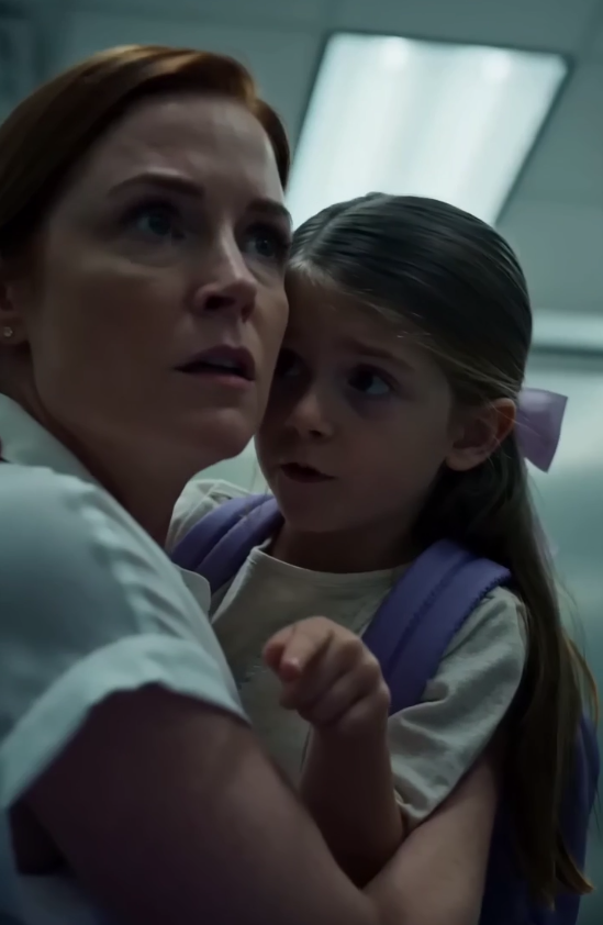 While we were out shopping, my eight-year-old suddenly grabbed my hand and whispered, “Mom—bathroom. Right now.” Inside the stall she leaned close and breathed, “Don’t move. Look.”