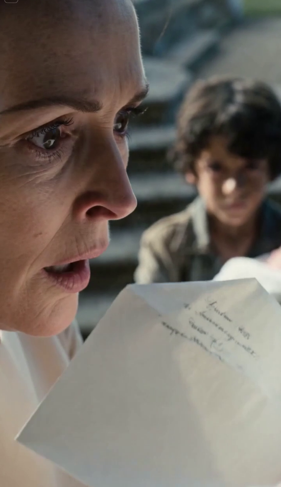 Why did her hands start shaking while reading that letter