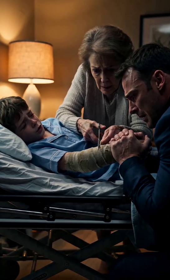 "Dad... I Told You Something Was Alive Inside" — The Night My Son's Cast Was Cut Open and Exposed a Secret My New Wife Thought She'd Buried Forever