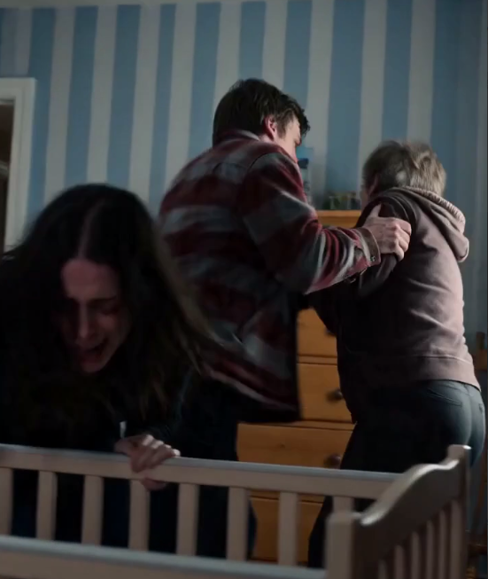 A peaceful night suddenly turned into a terrifying nightmare. He walked into the house and found his mother brutally assaulting his wife right next to the cradle of their crying baby.