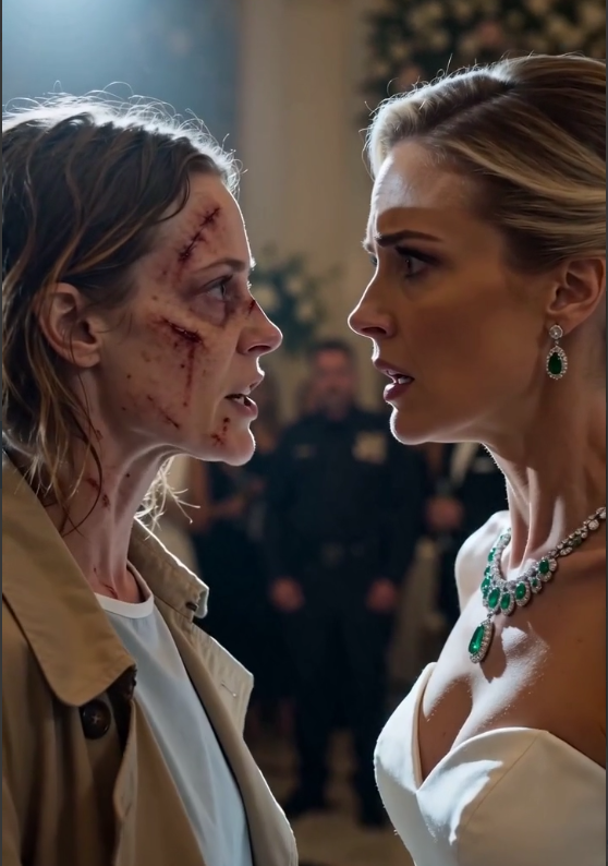 The bride saw her sister and forgot how to breathe