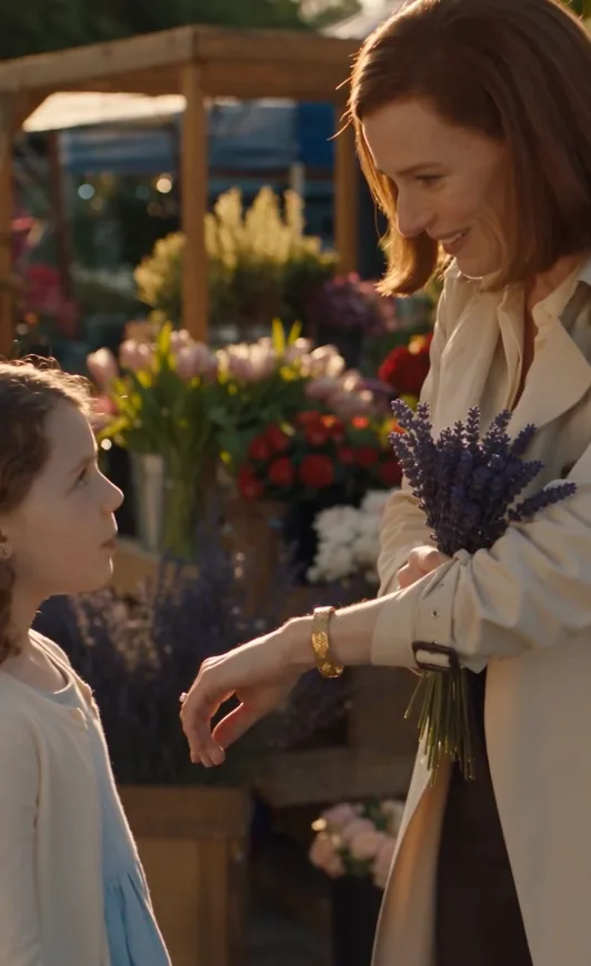 THE BRACELET IN THE FLOWER MARKET