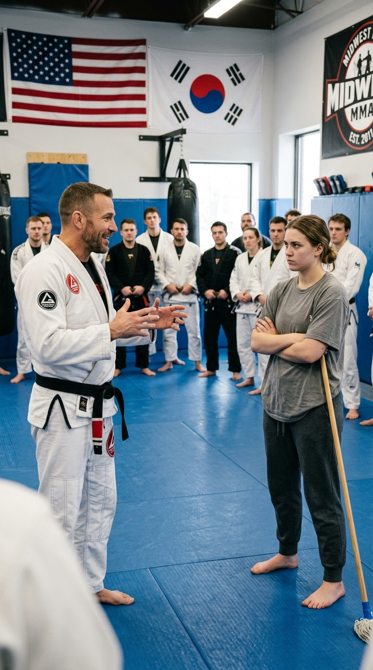 He Mocked the Janitor—Seconds Later, She Humiliated the Champion