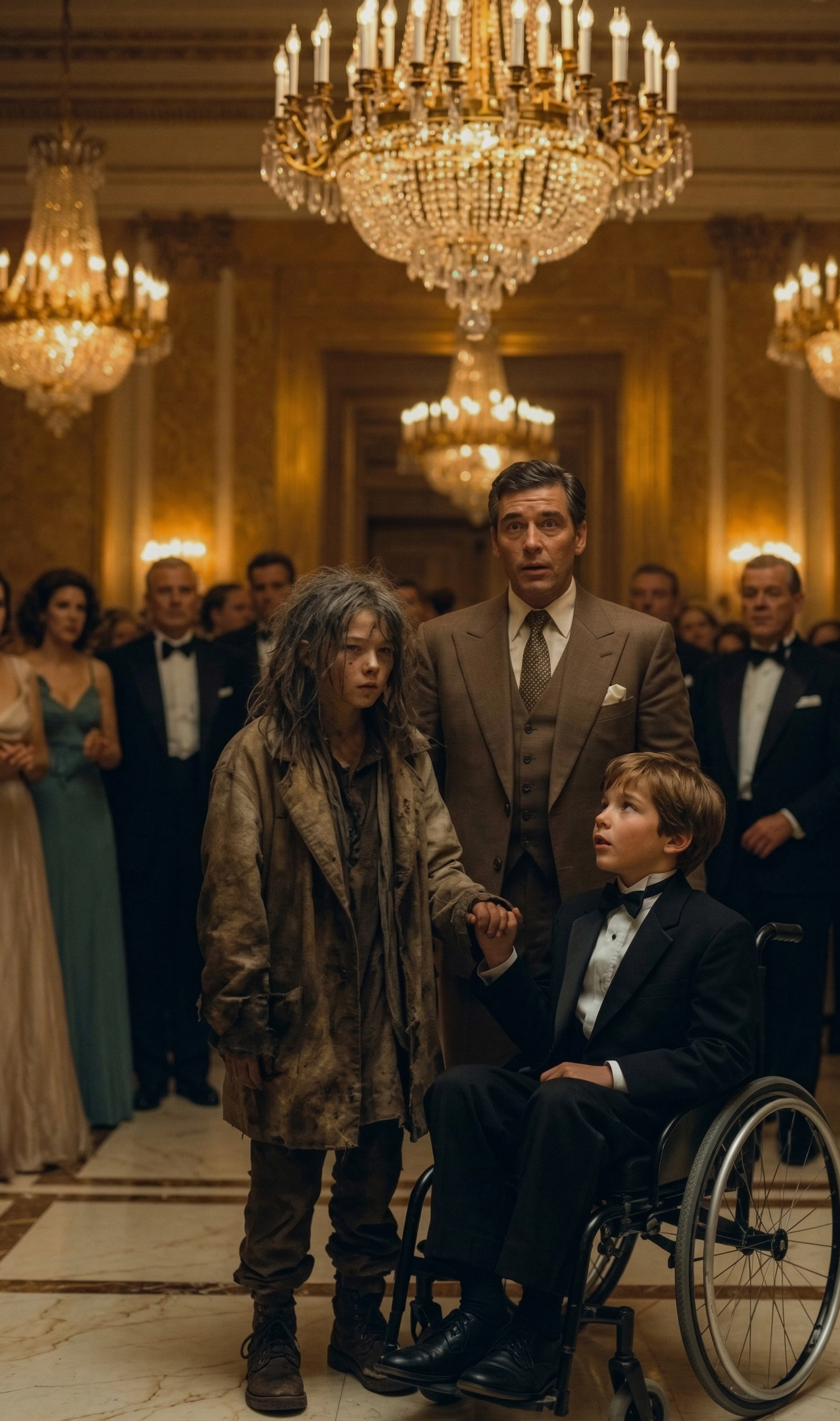 A Barefoot Girl Asked to Dance with a Billionaire’s Silent Son — What Happened Next Left Everyone in Tears