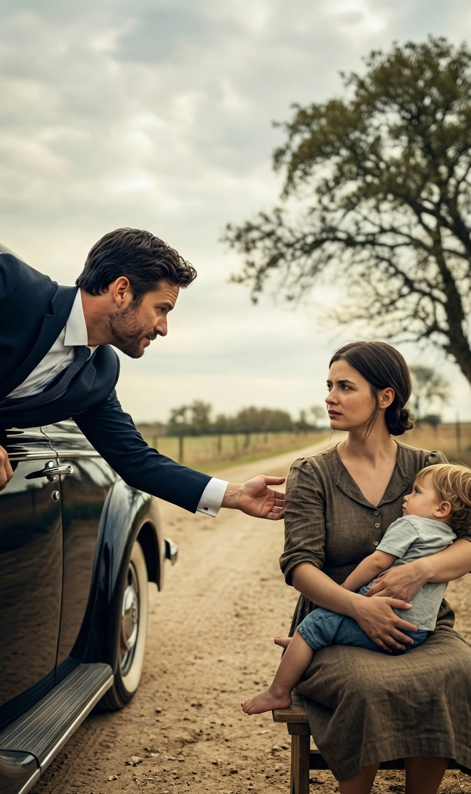 “Will you be my wife?” the millionaire widower asked the lost young woman…